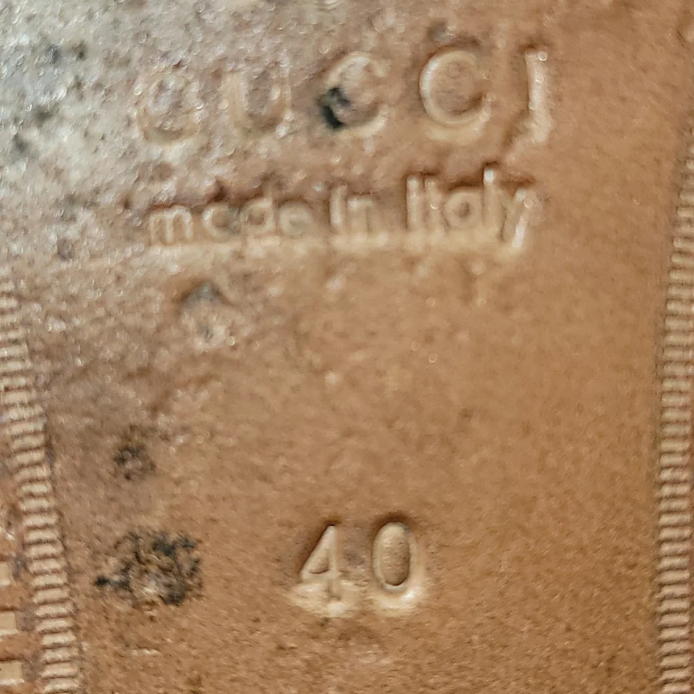 Gucci Brown Velvet Horsebit Loafers Sz 40 Best Offer - Picture 5 of 6